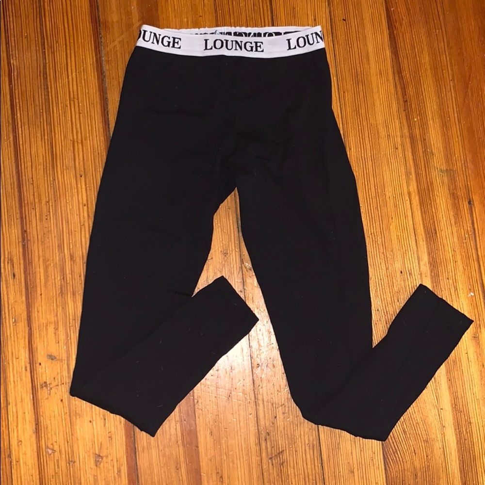Black lounge leggings
